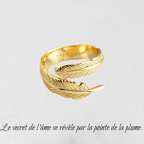 Bague Plume